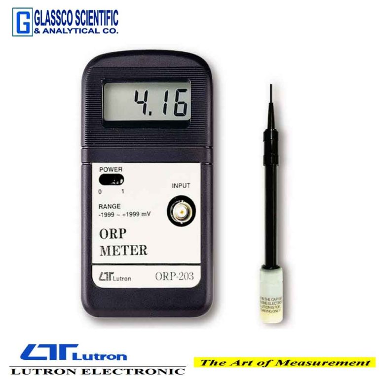 ORP Meter ORP-203 Electrode ORP-14 Lutron Taiwan – Glassco Scientific ...