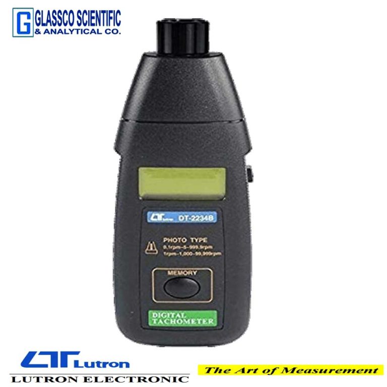 Digital Tachometer DT2234B Lutron Made in Taiwan Glassco Scientific & Analytical Company