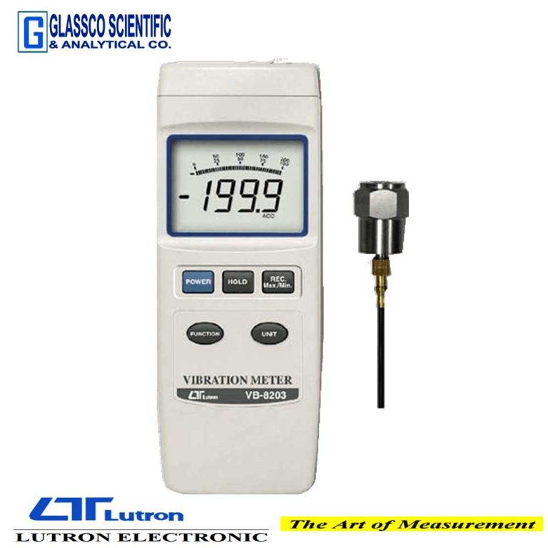 Vibration Meter VB 8203 Lutron Made In Taiwan Glassco Scientific Analytical Company